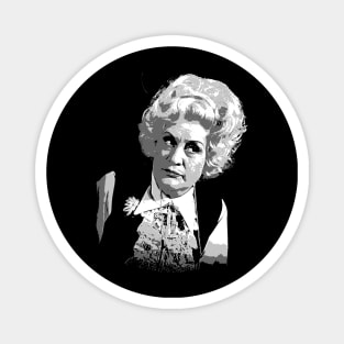 mrs slocombe black and white Magnet